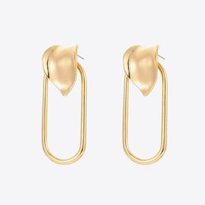 18K Gold-Plated Alloy Earrings